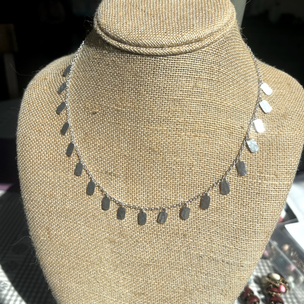 Silpada Shimmer Necklace, .925 Sterling Silver, Adjustable sliding clasp